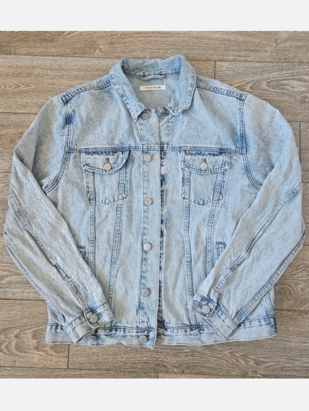 PacSun Light Blue Jean Jacket Classic Denim Style Men's